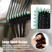 Rizo, Cabello PARA EL Cabello con Cerdas de Jabalí, Peinar para desenredar, dar forma y definir - details 0