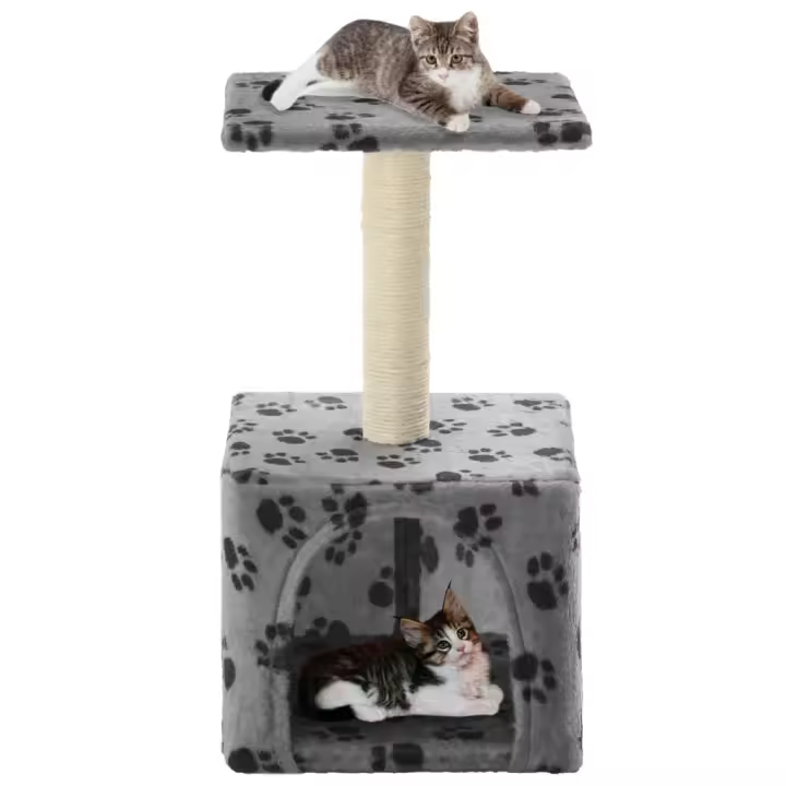 vidaXL Rascador Gatos con Poste de Sisal 55cm Accesorios Mascotas Color Azul oscuro,  Beige,  Gris y mas - 1