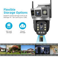 Cámara IP Inalámbrica WIFI 6K 12MP Con Lente Tríplice 10X Zoom Óptico CCTV Impermeable PTZ Seguridad Exterior Webcam Control Remoto - details 13