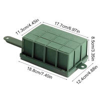 1Pc Soporte De Flor En Forma De Rectángulo Para Arreglo Artificial De Flores Secas Bloques De Espuma De Flor Con Mango Y Cages Holder - details 14