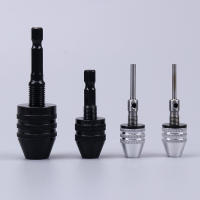 Chorro De Batea Sin Llave Para Taladro Adaptador De Rosca Hexagonal Convertidor Herramienta Tres Mandíbulas Para Mezclador Eléctrico - details 1
