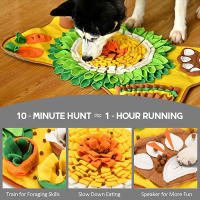 Nueva Alfombra Para Perros De Entrenamiento Sensorial Juguete Interactivo Para Divertir Y Educar Al Perro Tamaño 64X43CM Color Amarillo - details 4