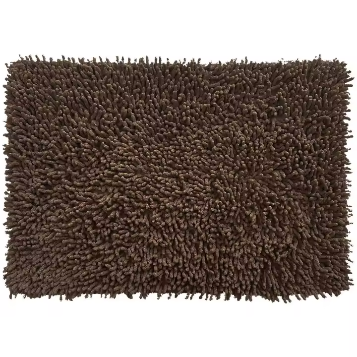 Alfombra baño dormitorio algodón chenilla 60x40 marrón 7441000-5 - 1