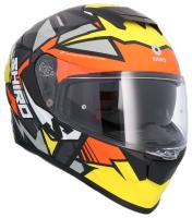 CASCO SHIRO RAPTOR CHASE AMARILLO ROJO MATE - details 0
