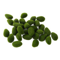 30PCS Bolas De Moqueta Artificial Piedra Falsa Planta Simulación Para Decoración De Tienda Hotel Oficina Muralla De Plantas - details 1