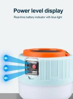 Lámpara De Camping LED Recargable Con Control Remoto Y Soporte Solar Resistente Al Agua Para Luz Exterior En Tienda Y Pescar - details 9