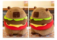 Muñeco De Peluche Capybara Lindo En Forma De Hamburguesa Juguete Suave Kawaii Regalo De Cumpleaños Mejor Para Niños - details 10