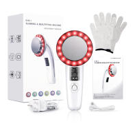 Masajeador Corporal Y Facial 6 En 1 EMS Ultrasonido Cavitation Galvanico Terapia Infrarroja Herramientas De Cuidado De La Piel Para Lifting Facial - details 10
