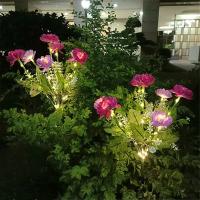 Lámpara Solar Para Jardín Luz De Jardín En Forma De Loto Con Efecto De Nieve Iluminación Exterior Para Patio Fiesta De Boda Día De La Madre - details 8