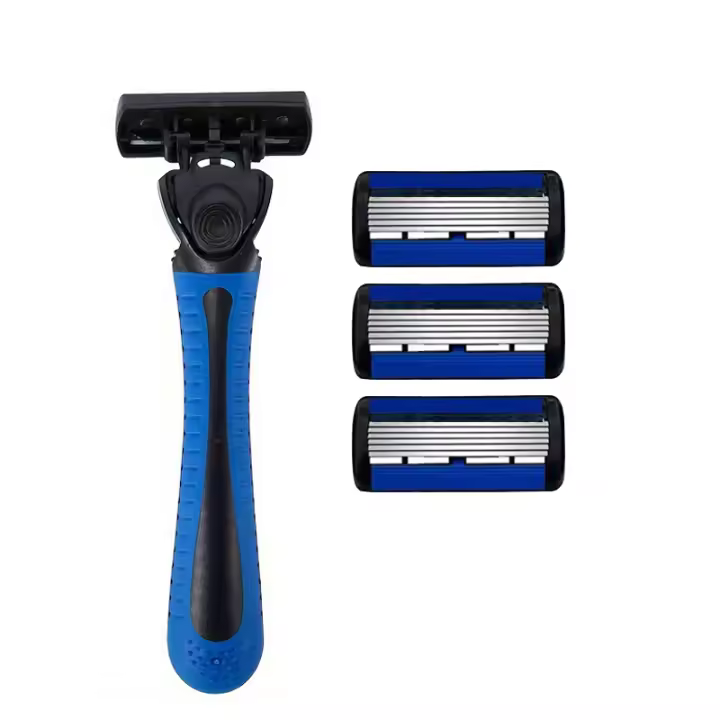 Cuchilla De Seguridad Manual 6 Capas 1 Pieza Acero Inoxidable Lavable Para Viajes Y Uso Doméstico Razor Streamline - 1
