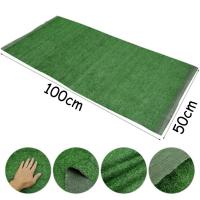 Carpet of Grama Sintética Verde Artificial Para Jardín Paisaje Escuela Playa Y Oficina Tapete De Sintético Para Decoración Doméstica - details 3