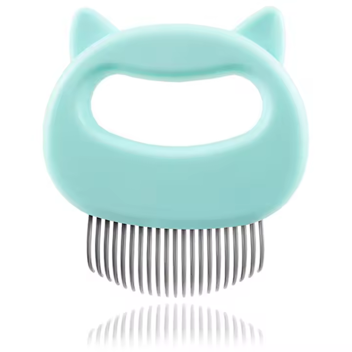 Peine para Pets Peine de Eliminación de Pelaje de Gatos y Perros Peine de Caracol de Oreja de Gato Suministros de Cuidado de Mascotas Color Aleatorio 9X10cm - 1