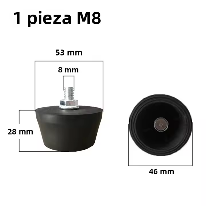Accesorios Para Compresor De Aire Piezas De Goma Antideslizante Para Compresor De Aire Reemplazo De Piezas De Goma M6 M8 Partes De Herramienta Pneumática - 1