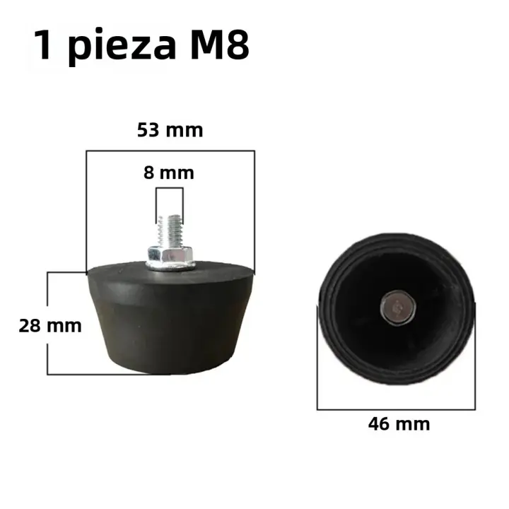 Accesorios Para Compresor De Aire Piezas De Goma Antideslizante Para Compresor De Aire Reemplazo De Piezas De Goma M6 M8 Partes De Herramienta Pneumática - 1