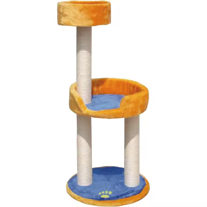 Rascador Azul / Naranja 103cm - 1
