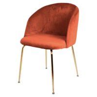 MISTERWILS FURNITURE FOR FREE SOULS Silla Tapizada Lupin - Estructura Tubular de Acero y Acabado en Baño de Latón - details 0