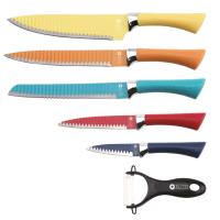 Set de 5 Cuchillos de Cocina Elite de Acero Inoxidable y Pelador, Mango Ergonómico Con Agarre Antideslizante - details 0