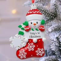 Colgante De Navidad En Forma De Calcetines Y Payaso De Resina Adorno Para Coche Y Mochila Regalo De Adornos Navideños - details 5