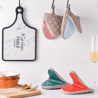 1 UNID Silicona Anti-escaldado Horno Guantes Mitones Potholder Cocina Silicona Guantes Bandeja Plato Tazón de fuente Horno Handschoen Mano Clip - details 1