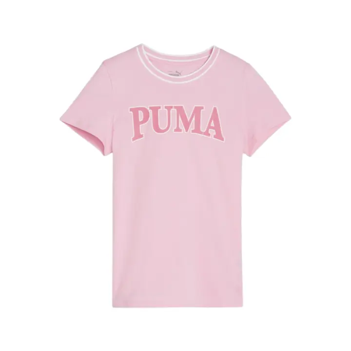 Camiseta Rosa De Manga Corta Puma Squad Niña - 1