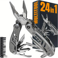 Multiherramienta 24 En 1 Con Tijeras Profesionales Para Sobrevivencia Camping Y Caza Regalos Para Hombres Papá Esposo - details 0