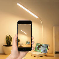 Lámpara De Escritorio LED Con Control Táctil Y Recargable Por USB Protección Para Los Ojos Luz De Mesa Para Estudio Dormitorio Y Sala De Estar Lámpara De Libro - details 1