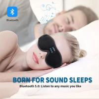 Auriculares para dormir 3D 5,0, audífonos inalámbricos para hablar Binaural, estéreo, artefacto para dormir, máscara de Ojos de música transpirable, regalo ligero - details 1