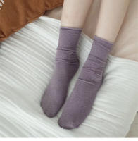 Calcetines De Mujer Estilo Coreano Coloridos Y Cómodos Calcetines Largos Elásticos Transpirables Para Niñas Casual - details 1