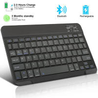 Teclado Inalámbrico Bluetooth Para Tableta 78 Teclas Recargable Diseño Compacto Y Portátil Compatible Con iOS Y Android - details 2