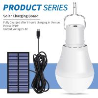 Lámpara Solar LED Impermeable Para Exteriores Cargada Por USB Luz De Emergencia Colgante Potente Para Interiores Casa - details 8