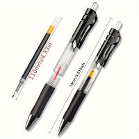 Juego De 13 Bolígrafos De Punto Fijo 0.5mm Recargables En Colores Negro Rojo Y Azul Gran Capacidad Para Escuela Y Oficina Estación De Escritura - details 7