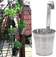4 macetas colgantes para balcón, maceta colgante para balcón, maceta para colgar plantas, plano - details 1