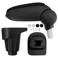 vidaXL Reposabrazos para coche ABS negro Adecuado para Nissan juke (after 2010),  VW golf mk4,  Seat gap (14 x 30 cm) y mas - details 5