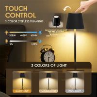 Lámpara De Mesa LED Con Sensor De Toque Luz Nocturna Recargable Inalámbrica Para Decoración De Habitación Bar Restaurante Hotel - details 2