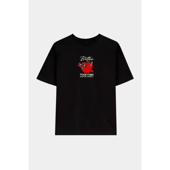 Kaotiko Camiseta Hombre Better Together Negra - 1