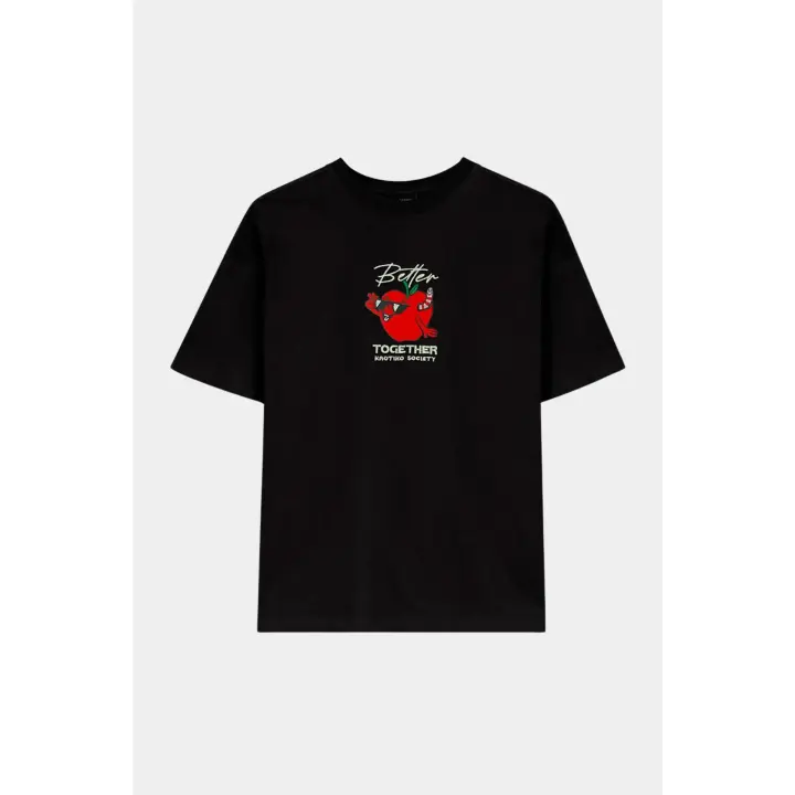 Kaotiko Camiseta Hombre Better Together Negra - 1