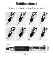 Láser Mini Herramienta Rotativa Sin Cable Para Grabado Y Polido De Madera Con Batería De Litio Herramienta De Perforación Eléctrica Para DIY En El Hogar - details 1
