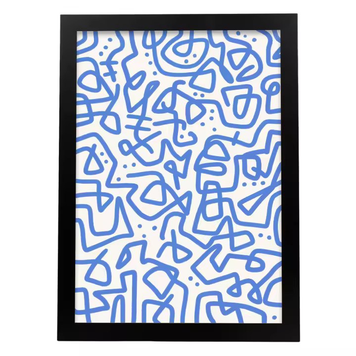 Nacnic Patrón De Formas De Reposo Lamina - Cuadros Decorativos Estéticos - 1