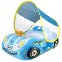 Nueva Flotador De Agua Para Niños Coche Fresh Inflable Para Baño Y Natación En Verano Juguete De Agua Para Bebés Y Niños Pequeños - details 1