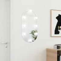 vidaXL Espejo con Luces LED Vidrio Ovalado Tocador Maquillaje Baño Dimensiones 40 x 20 cm,  15 x 40 cm,  20 x 50 cm y mas - details 2