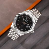 Reloj De Pulsera De Lujo Para Hombre Estilo Casual Y Deportivo Calendario Integrado Acero Inoxidable Movimiento Cuarzo Clásico Y Negocios - details 1