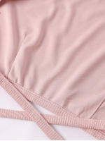 Nuevo Asia Mujer Conjunto De Dos Piezas Rosa Ribbed Tejido Con Top De Manga Larga Y Falda Maxi Espalda Descubierta Estilo Elegante Para Fiesta Y Club - details 10