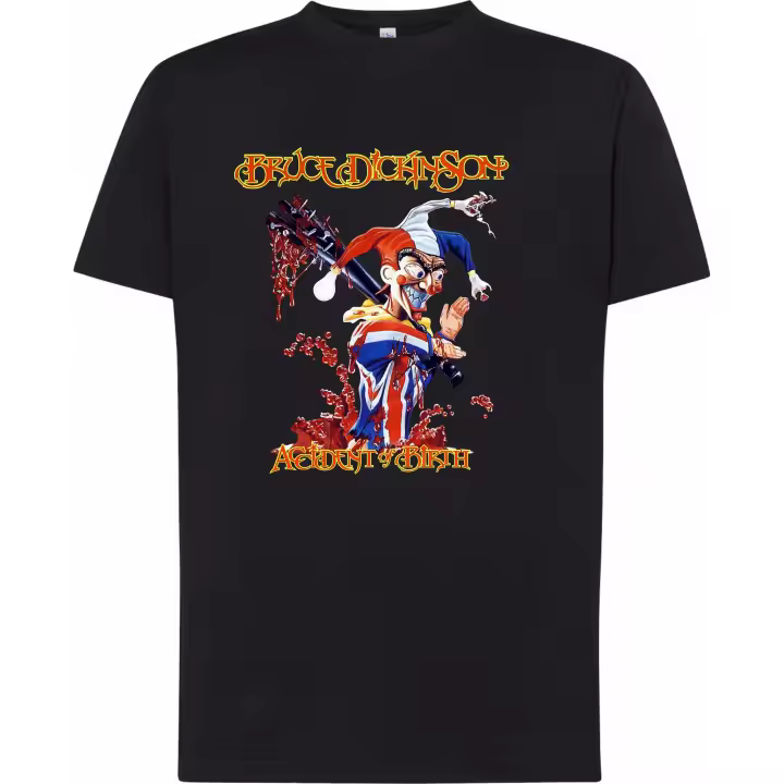 Camiseta Bruce Dickinson  - | Algodón | Manga Corta y Manga Larga - Tejido tubular, sin costuras laterales. - Punto liso - 1