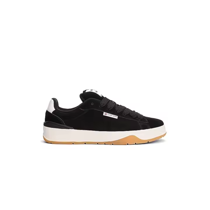 Zapatillas Tommy Skater Hombre Negro - 1