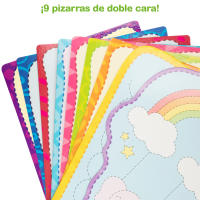 Juego Montessori Lisciani Escuela de escritura para aprender a escribir con pizarras y bolígrafo borrador - details 1