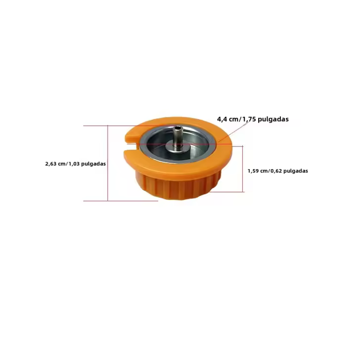 Adaptador De Estufa Para Tanque De Gas De Acero Inoxidable Negro Y Orange Para Camping Conversor De Hilo a Bayonet Cassette Extension Cord Manual - 1