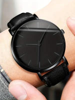 Reloj De Cuarzo Para Hombre Con Escala Y Diamantes 3PCS Set De Oficina Con Monedero Y Pluma Giratoria Regalo Seleccinado - details 5