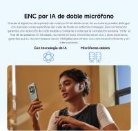 Xiaomi Redmi Buds 8 Lite – Auriculares Inalámbricos TWS Cancelación de Ruido Activa | Graves Intensos | Doble Micrófono con IA y Reducción de Viento | Hasta 36 h de Autonomía | 5 Ajustes de EQ | Bluetooth 5.4 | Blanco, Negro  o Azul - (VERSIÓN ESPAÑOLA) - details 4