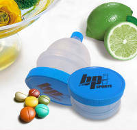 Funel De Proteína De 2 Capas Portátil Para Botella De Agua Y Proteína Sin BPA Compatible Con Botellas De Gimnasio - details 0