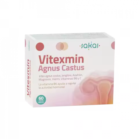 Sakai Vitexmin Agnus Castus 60 Cápsulas - 1